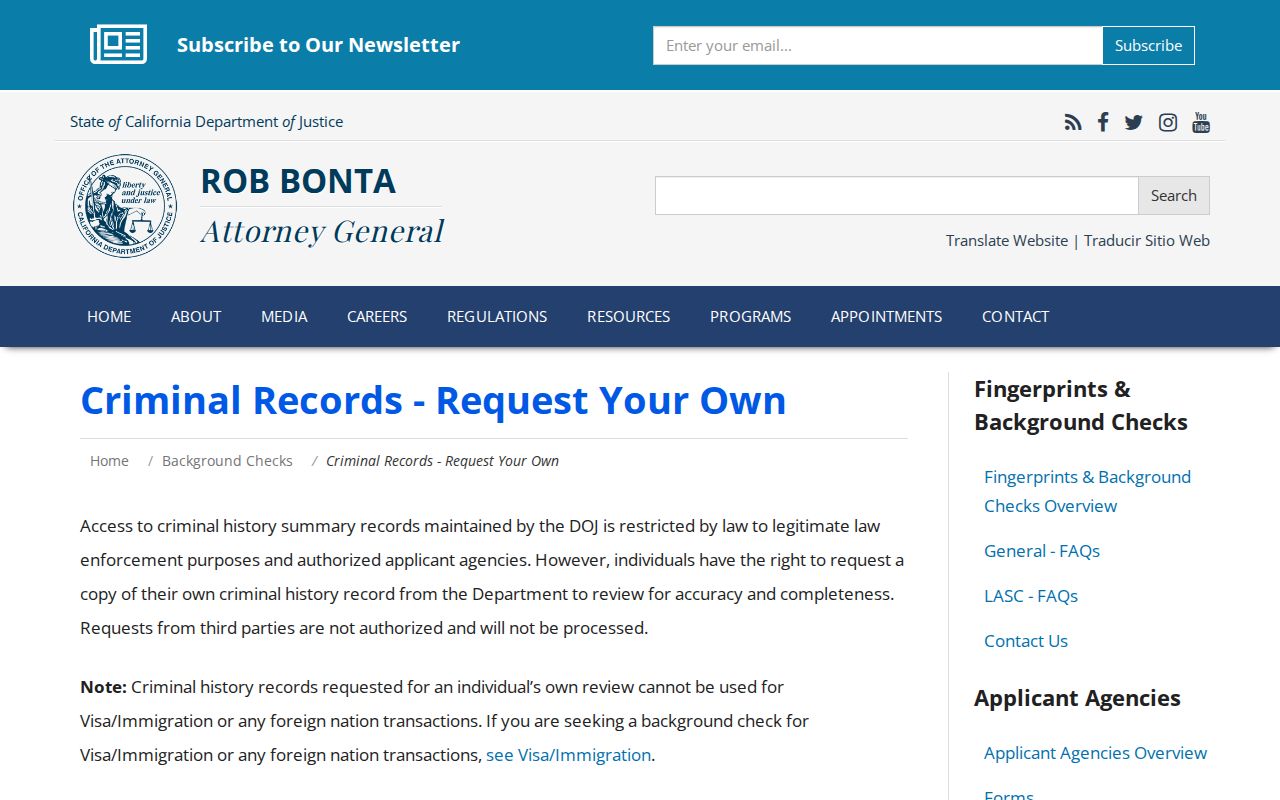Lathrop resident lookup California Department of Justice record review